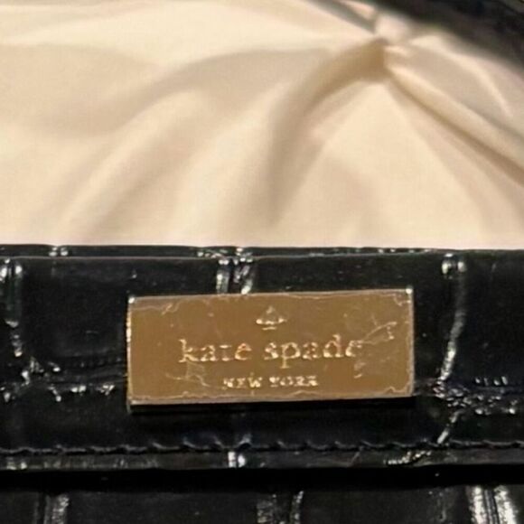 Kate Spade New York Kate Spade Ridgely Avenue Becky Embossed Satchel Handbag EUC - Picture 13 of 13